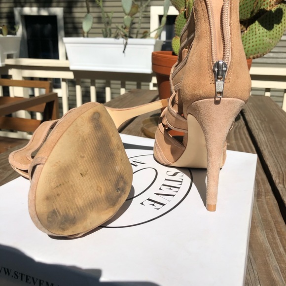 Steve Madden size 8 blush/tan heels - Picture 7 of 8